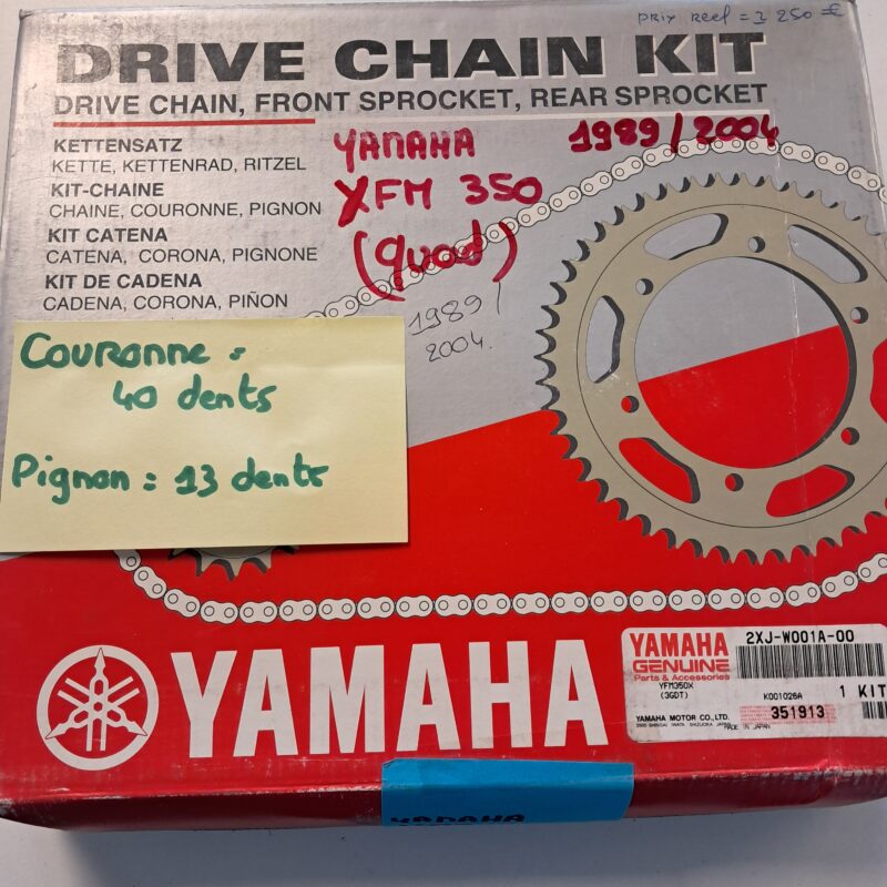 YAMAHA YFM 350 (Quad) (89/04) kit chaine